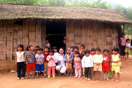Trẻ em mẫu giáo vùng khó đã được hỗ trợ ăn trưa