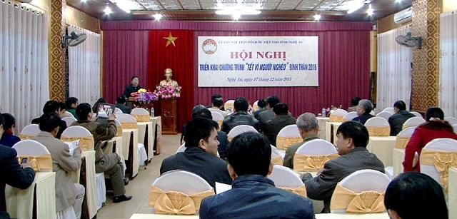 Nghệ An: Rà soát danh sách hộ nghèo để có phương án hỗ trợ đón Tết Bính thân 2016