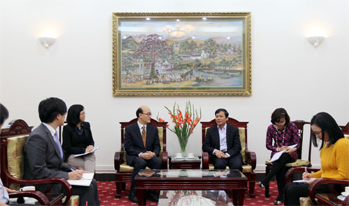Thứ trưởng Nguyễn Trọng Đàm tiếp Chủ tịch Tổ chức trợ giúp Người cao tuổi Hàn Quốc (HAI)