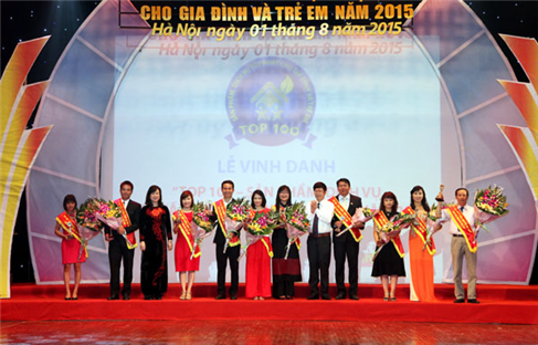 [MOLISA] Lễ vinh danh “Top 100 sản phẩm, dịch vụ tốt nhất cho gia đình và trẻ em” lần III