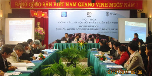 Hội thảo “Công tác xã hội với phát triển bền vững”