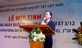 Mít tinh hưởng ứng Ngày Quốc tế Người khuyết tật 03/12 năm 2018