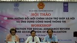 Định hướng đổi mới chính sách trợ giúp xã hội và ứng dụng công nghệ thông tin