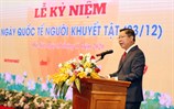 Tổ chức thành công Lễ kỷ niệm Ngày Quốc tế về người khuyết tật (03/12) năm 2020
