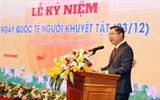 Tổ chức thành công Lễ kỷ niệm Ngày Quốc tế về người khuyết tật (03/12) năm 2020