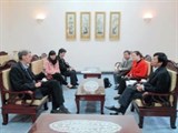 Thứ trưởng Nguyễn Trọng Đàm tiếp chủ tịch Quỹ Dự án nhỏ Việt Nam