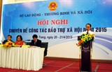 [MOLISA] Hội nghị chuyên đề công tác Bảo trợ xã hội năm 2015