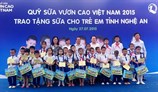 [MOLISA] Quỹ sữa “Vươn cao Việt Nam” đến với con em các gia đình có công với cách mạng tỉnh Nghệ An