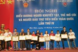 Tôn vinh người khuyết tật, trẻ mồ côi và người bảo trợ tiêu biểu toàn quốc lần thứ IV 